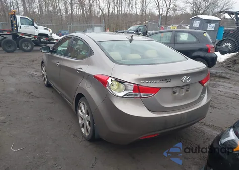 2012 Hyundai Elantra Limited from USA, damaged, VIN 5NPDH4AE3CH101522